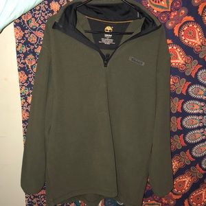 Green timberland pullover size large